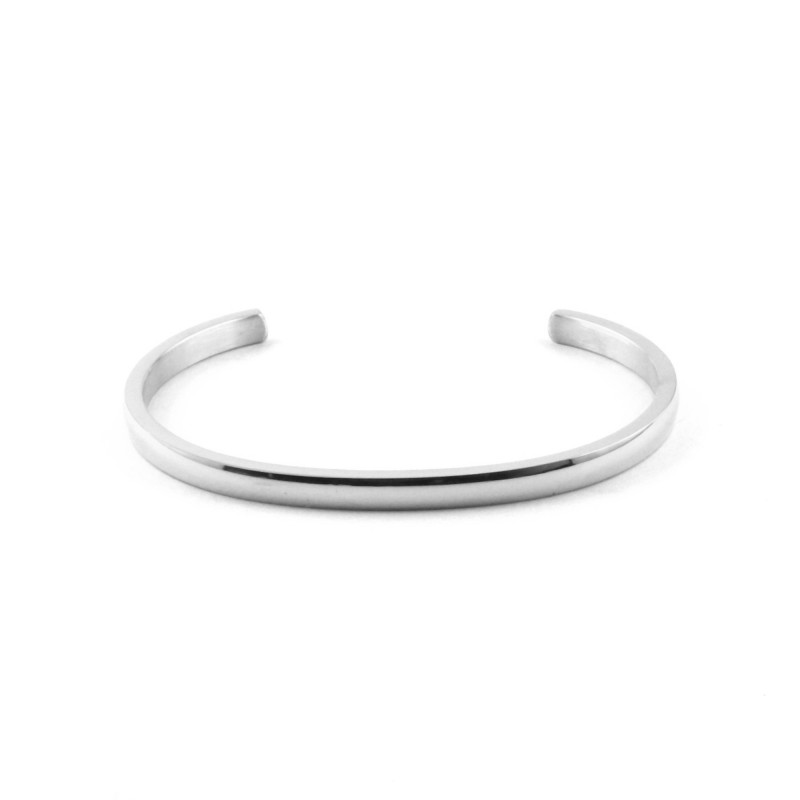 Bracelet jonc acier 4mm