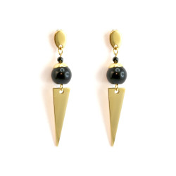 copy of Boucles triangle turquoise africaine