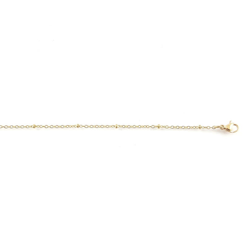 Bracelet chaîne fine boules