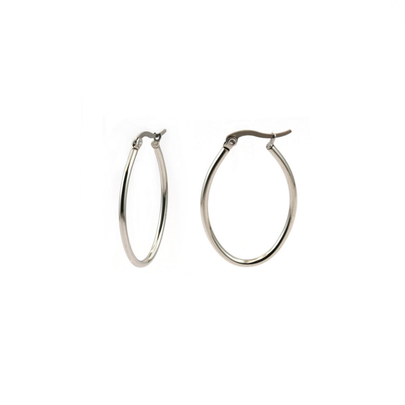Créoles ovales 45x2mm