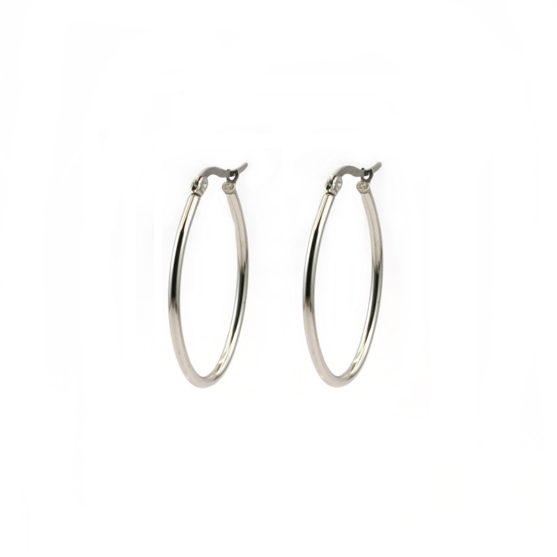 Créoles ovales 45x2mm