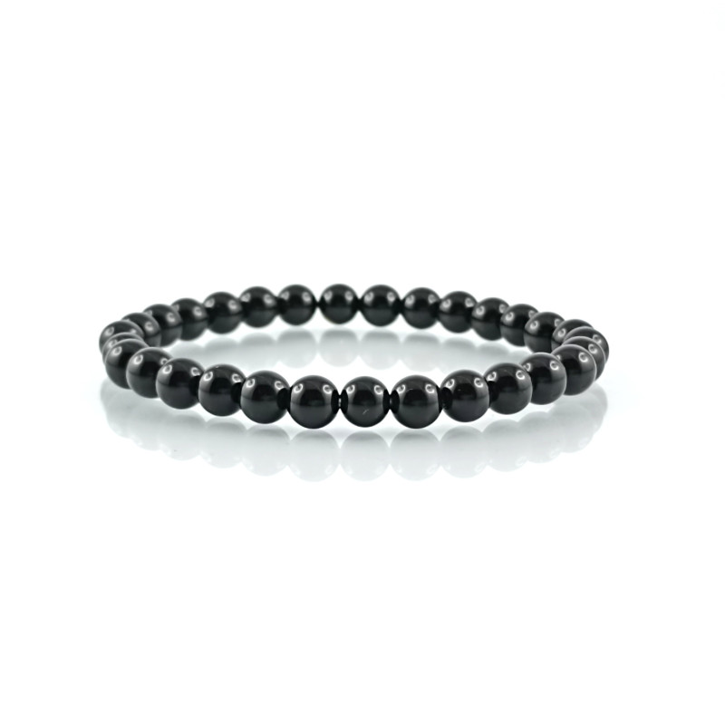 Bracelet élastique onyx