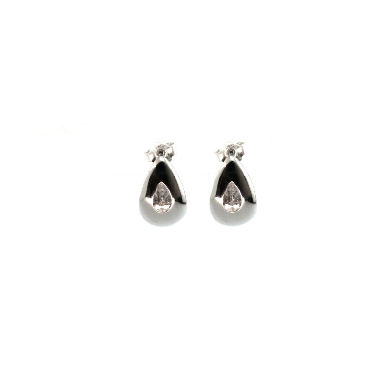 Boucles clous petite goutte Arg925 et Oz