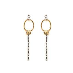 copy of copy of copy of Boucles d'oreilles pendantes ciselées