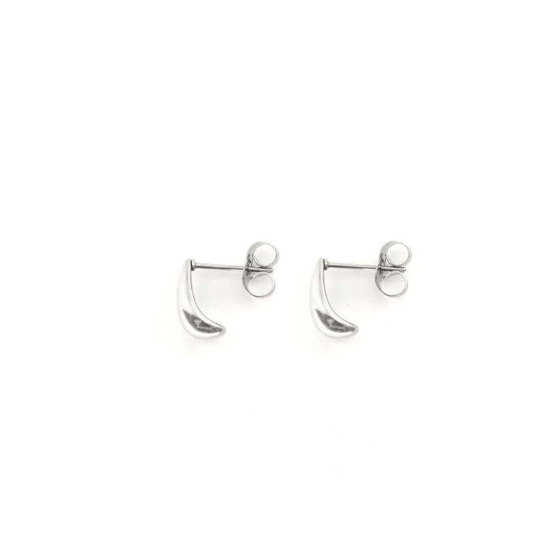 Boucles mini-gouttes 10mm acier inox