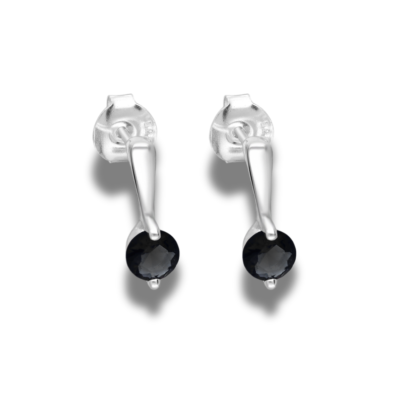 Clous pendants oxydes noirs