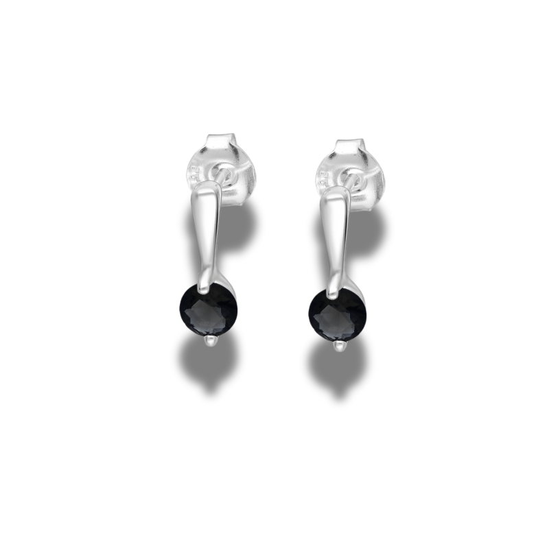 Clous pendants oxydes noirs