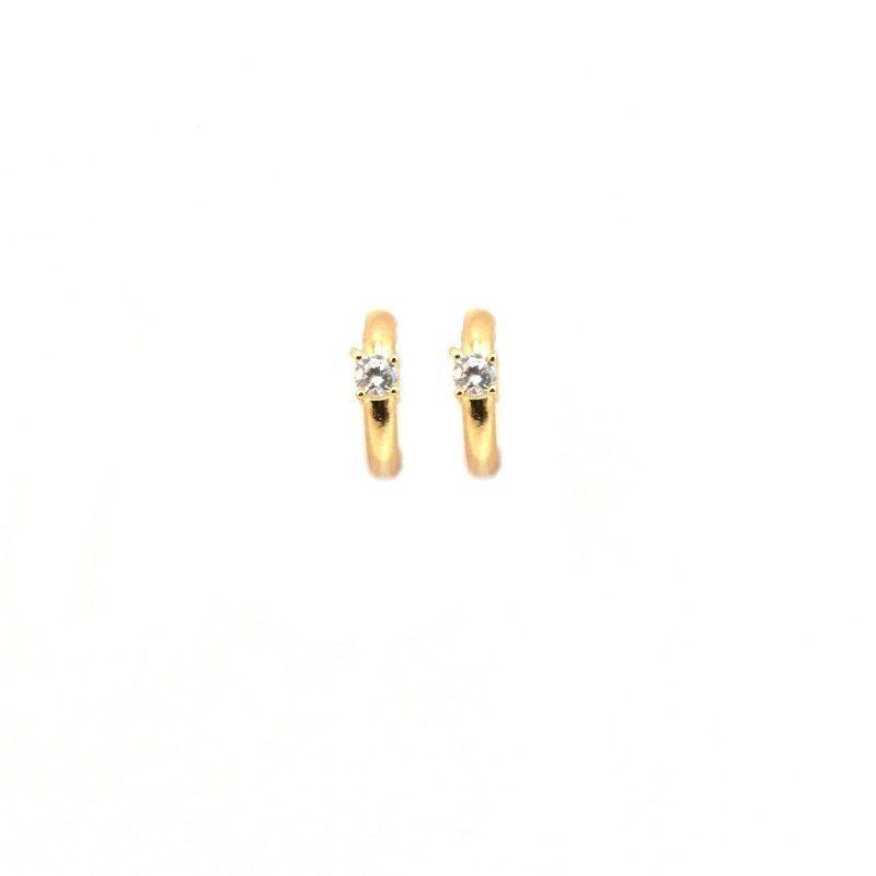 Mini-créoles Boucles clous Oz Plaqué Or