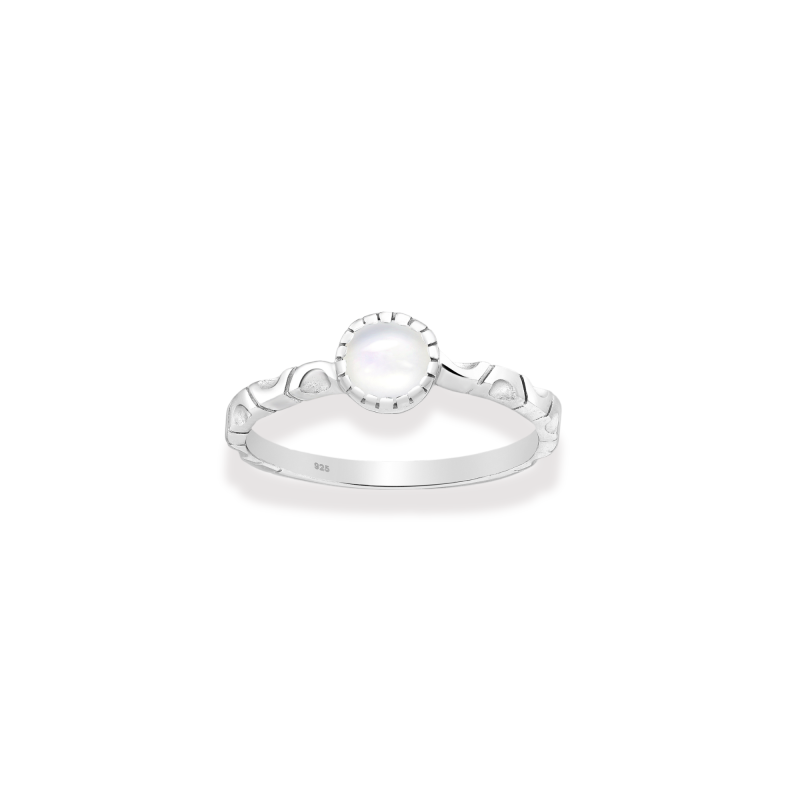 Bague argent pierre de lune
