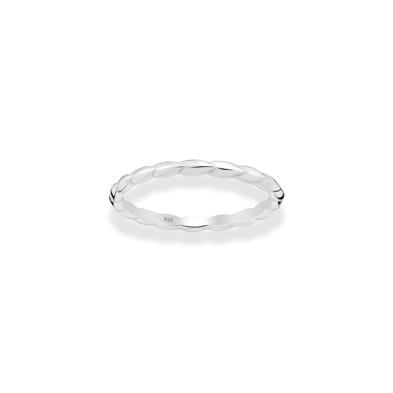 Bague argent épis