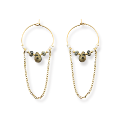copy of copy of copy of copy of copy of Boucles d'oreilles gouttes quartz