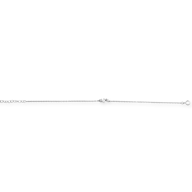 Bracelet enfilades trois oxydes - argent 925