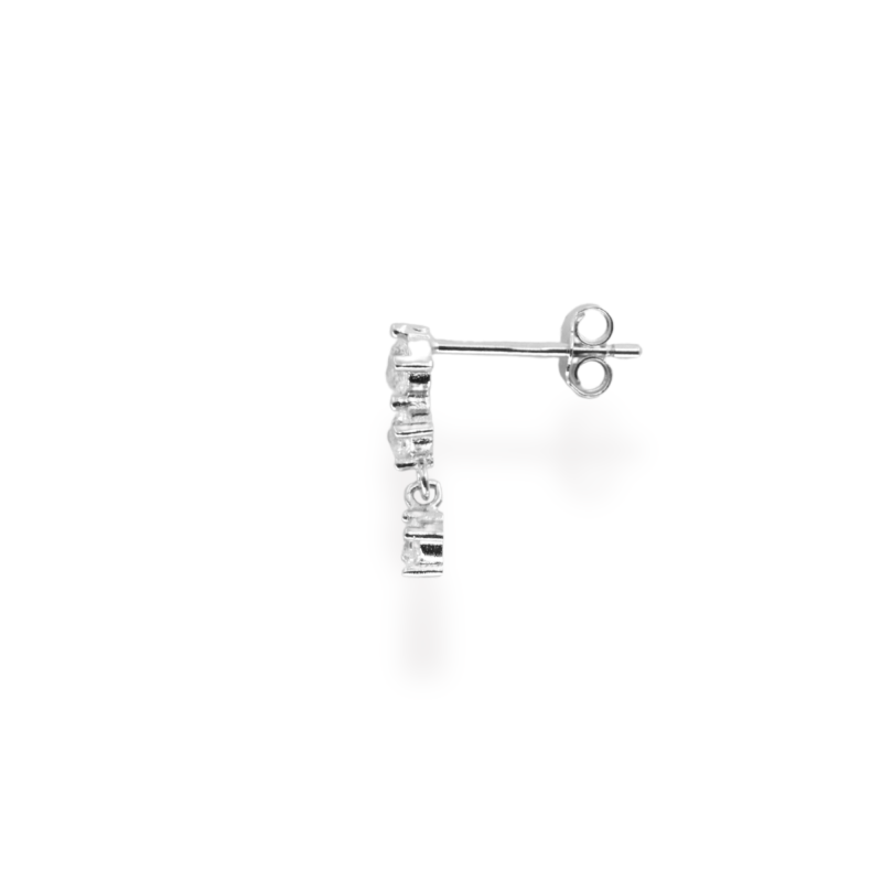 Puce trois oxydes pendent argent 925 - unité