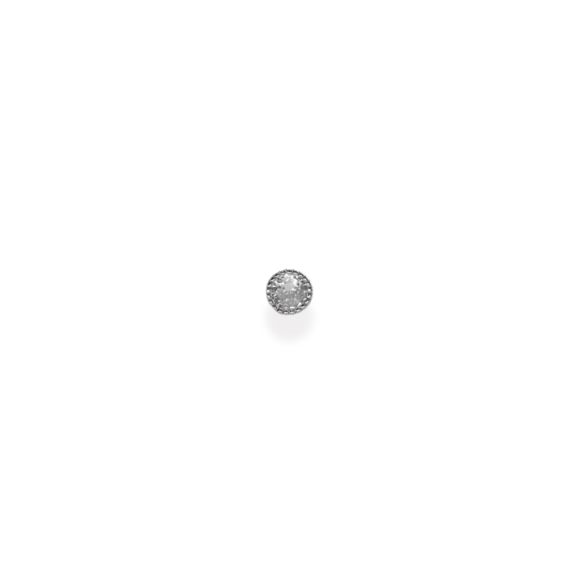 Puce oxyde 3mm argent 925 - unité