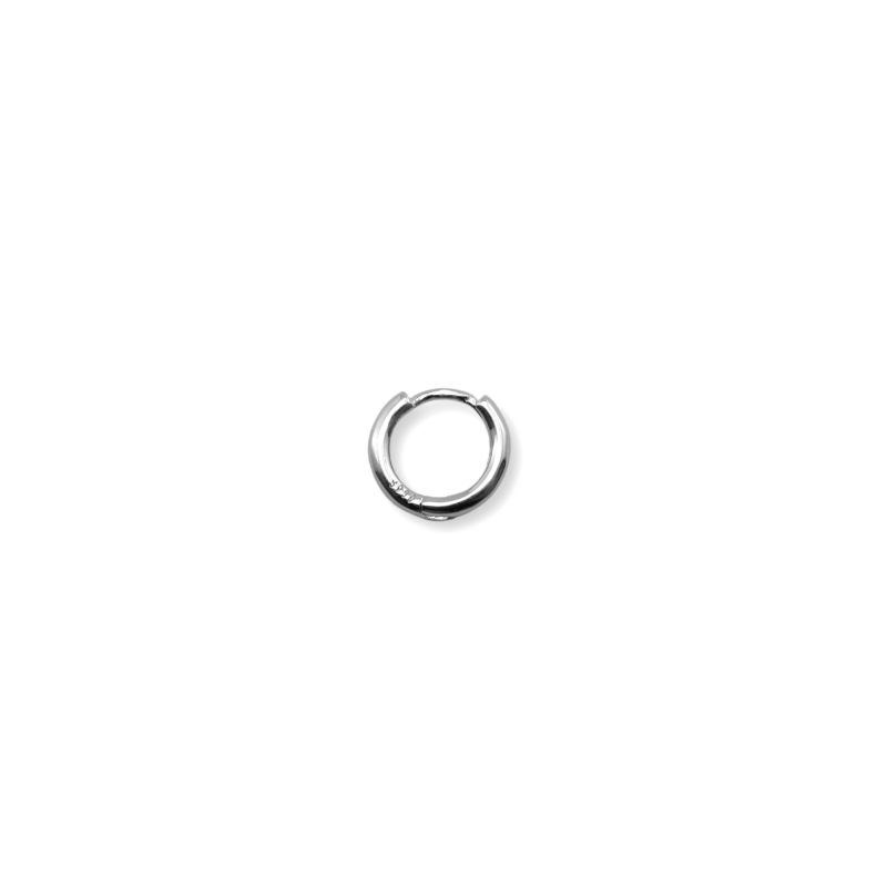 Mini créole argent 925 8.5mm - unité