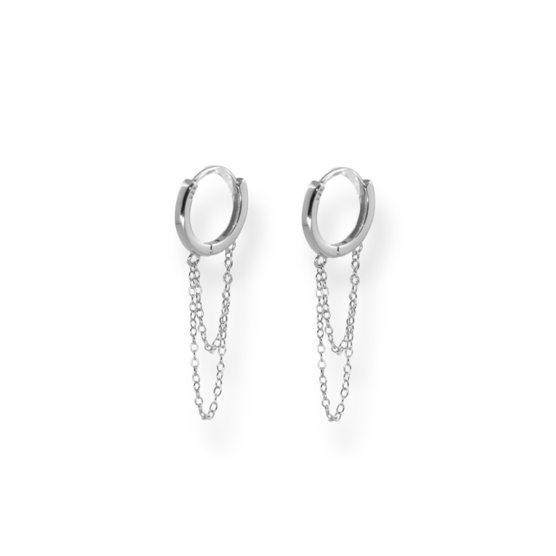 Créoles double chaîne Arg925