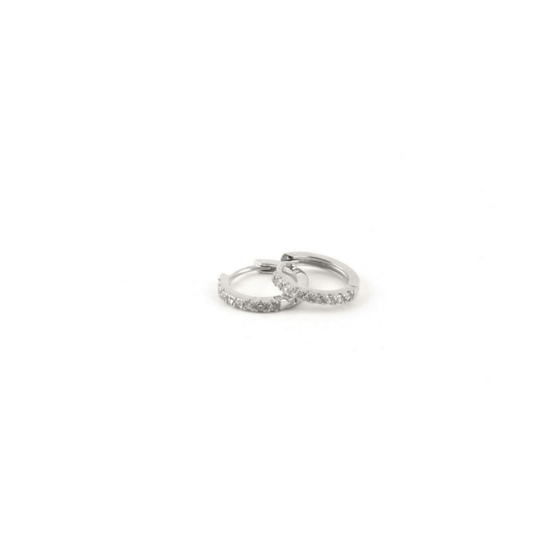 Minis-créoles argent925 oxydes 9mm