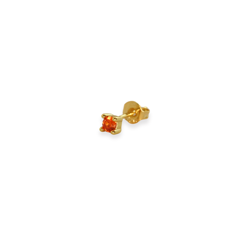 Puce mini oxyde orange argent doré - unité