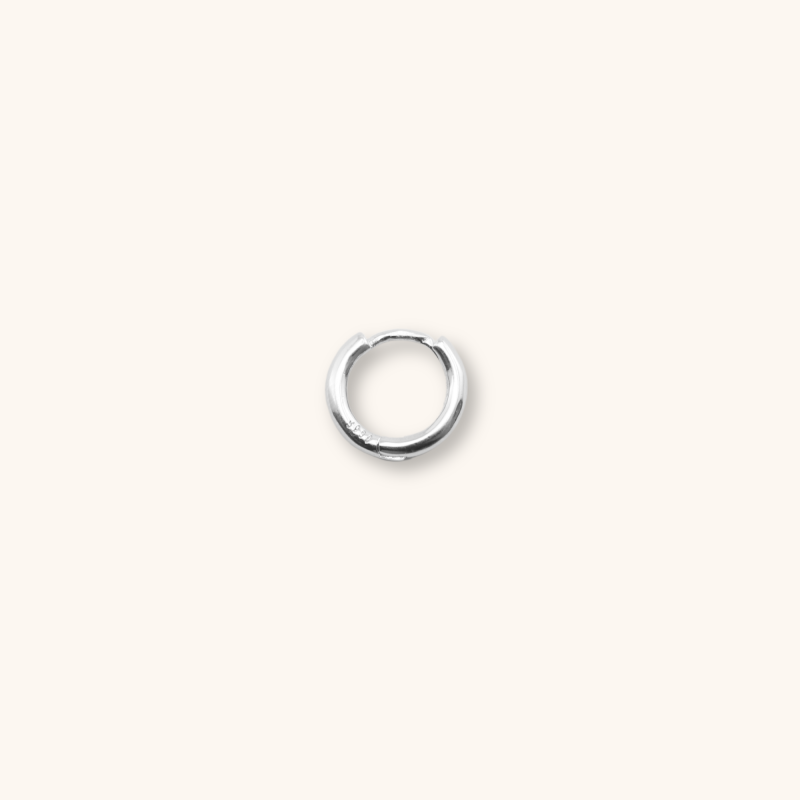 Mini créole argent 925 8.5mm - unité