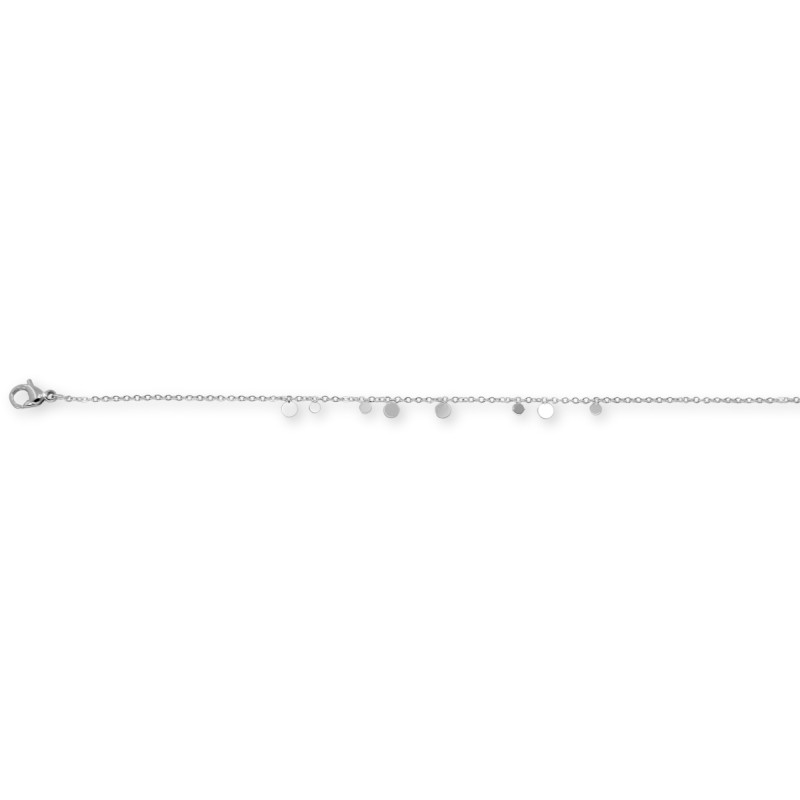 Bracelet pampilles rond acier
