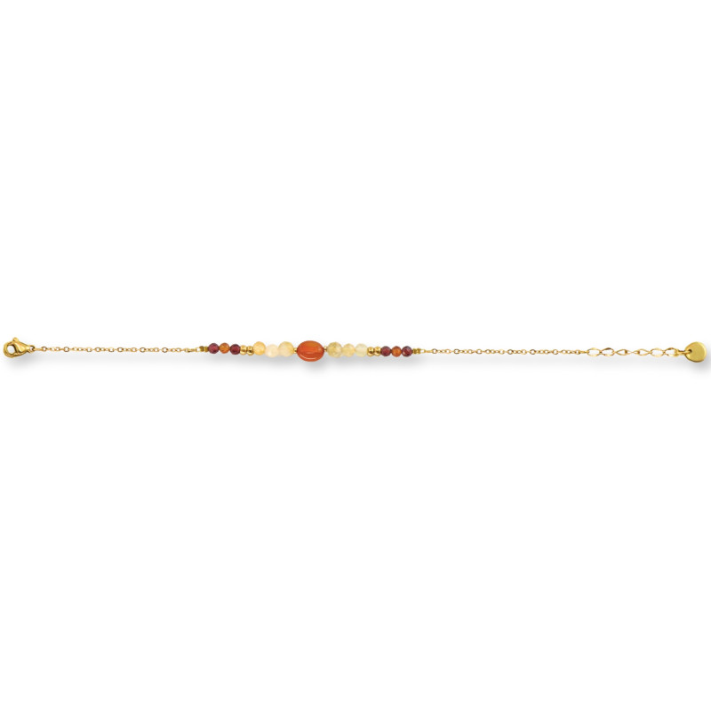 Collier de pierres fines fabriqué en France
