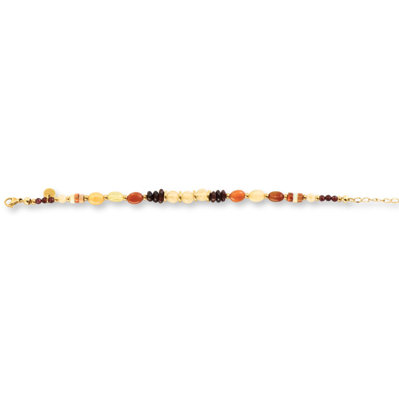 Collier de pierres fines fabriqué en France