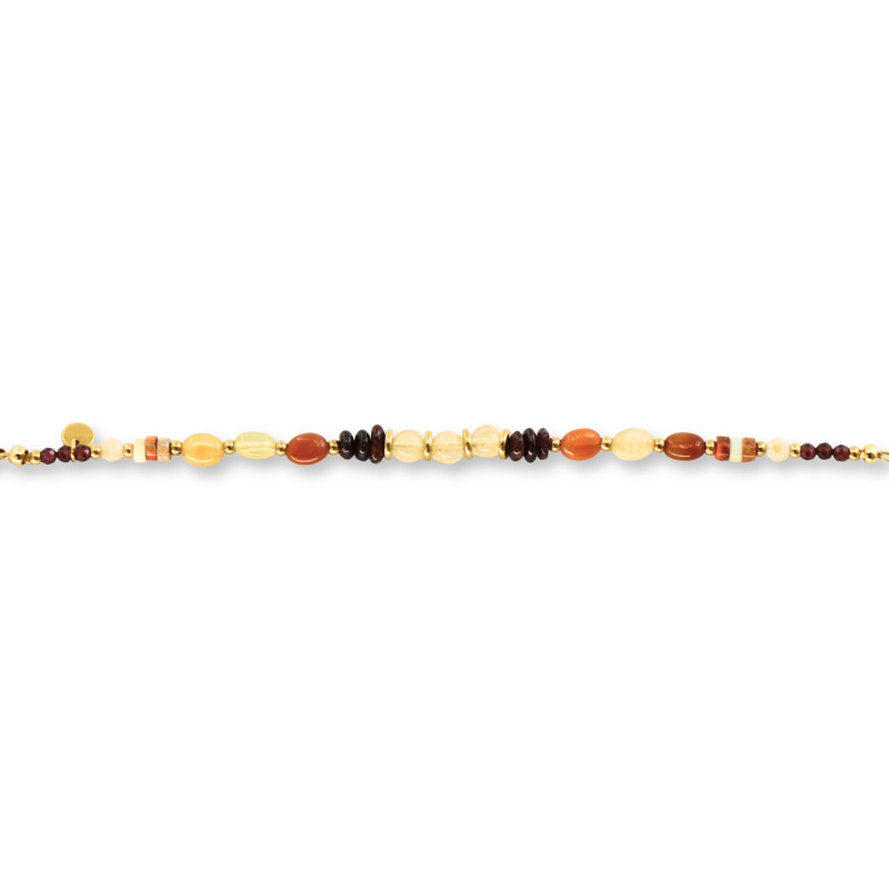 Collier de pierres fines fabriqué en France