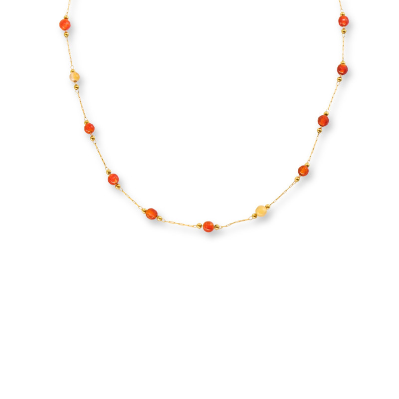 Collier de pierres fines fabriqué en France