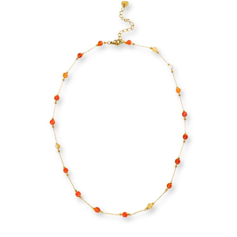Collier de pierres fines fabriqué en France