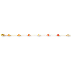 copy of BRA chaîne émaillée turq + citrine