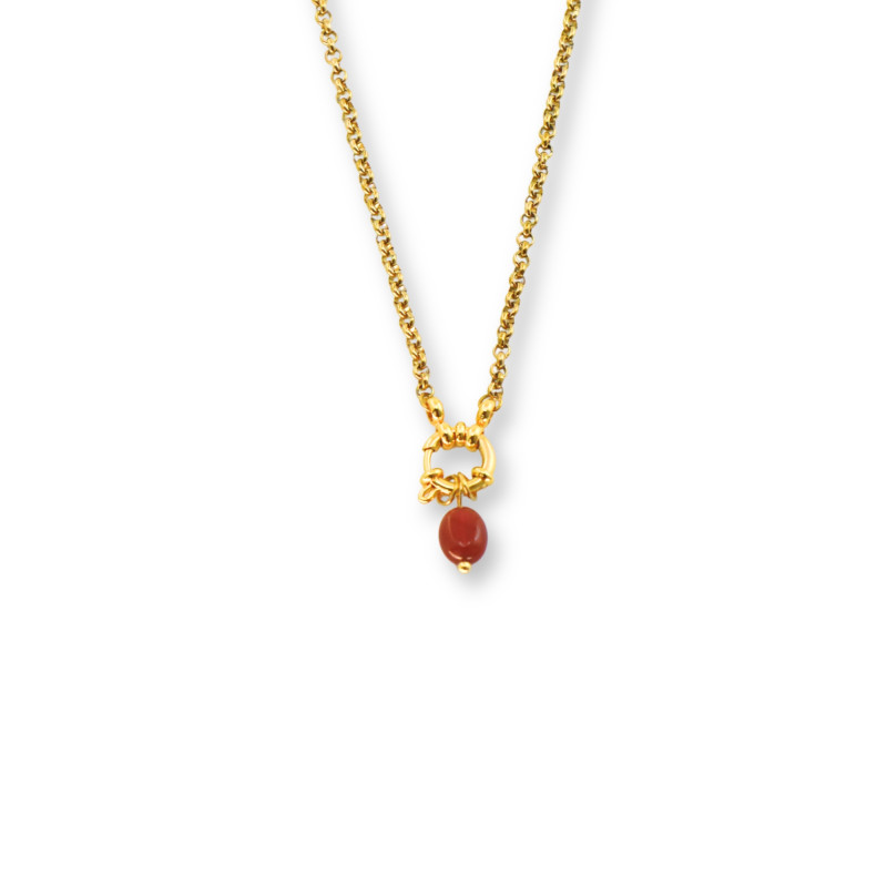 Collier de pierres fines fabriqué en France
