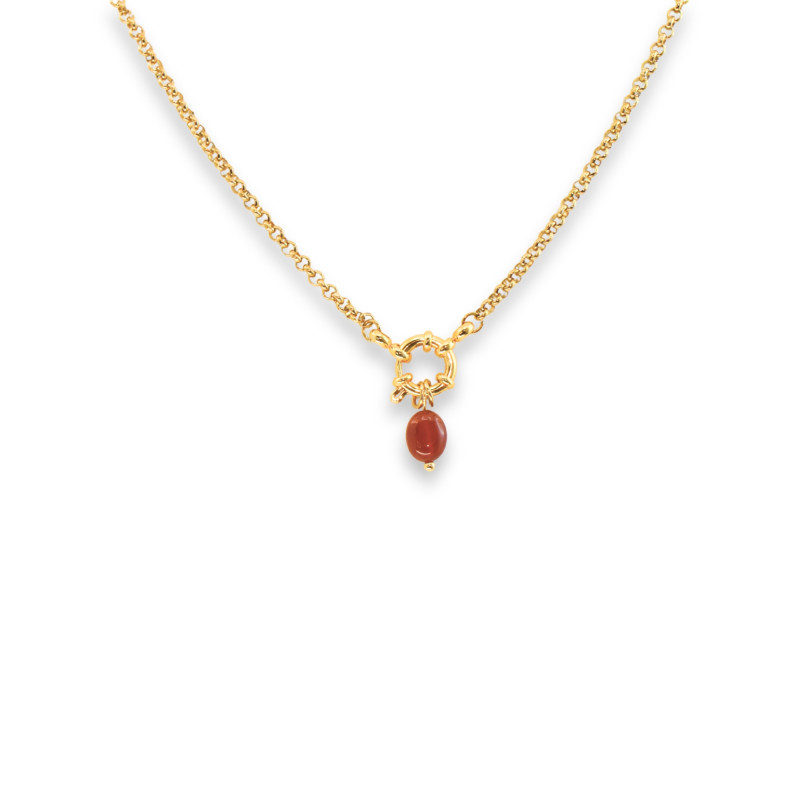 Collier de pierres fines fabriqué en France