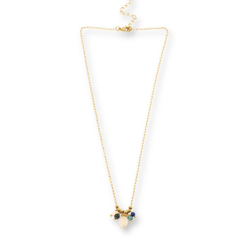 Collier de pierres fines fabriqué en France