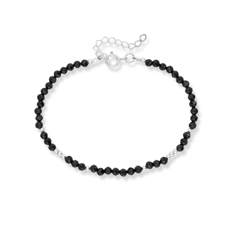 Bracelet onyx et argent 925