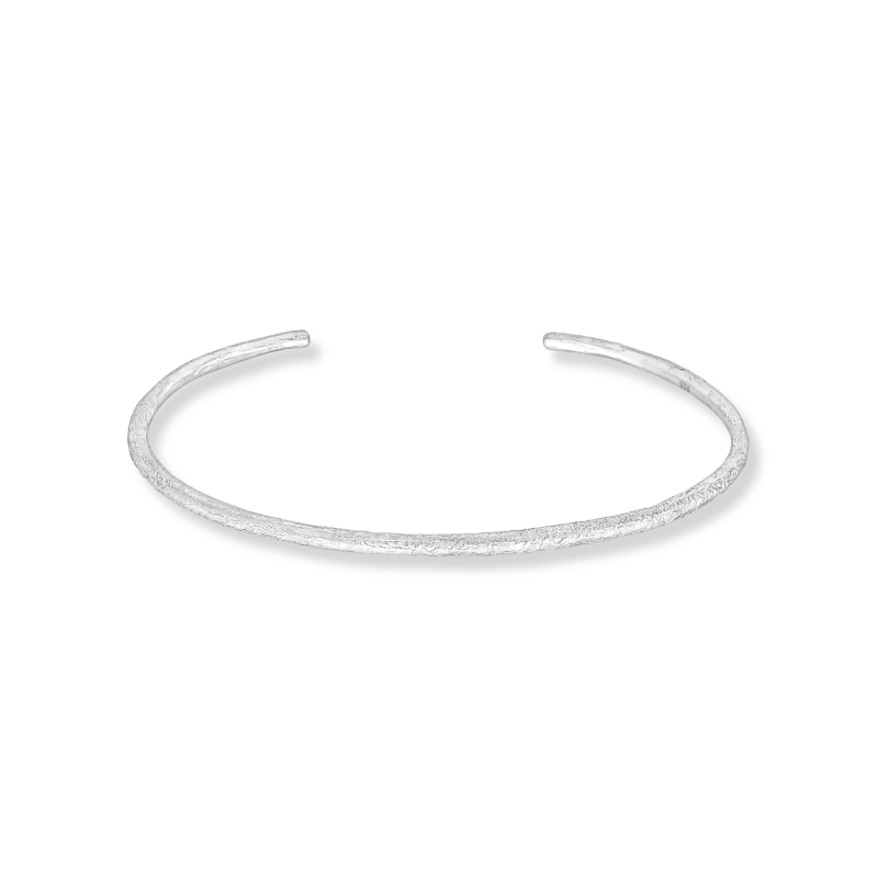 Jonc texturé - Argent 925