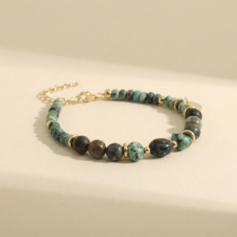 Bracelet turquoise africaine