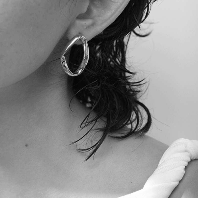 Boucles rigide cercles ouvert - acier inox