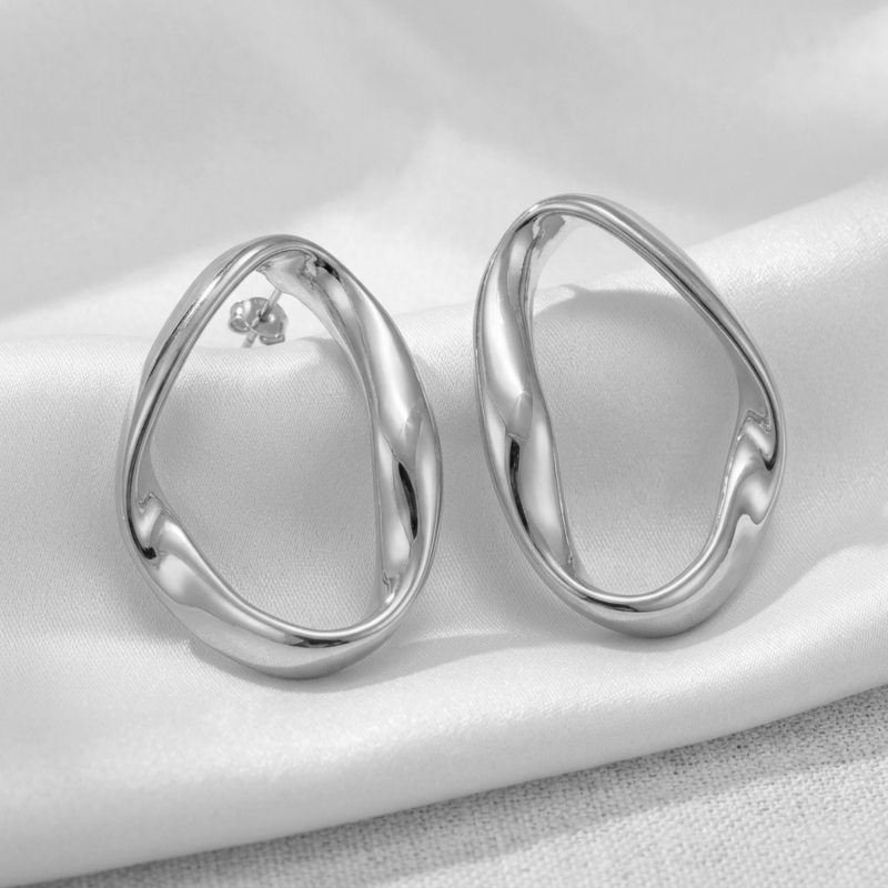 Boucles rigide cercles ouvert - acier inox