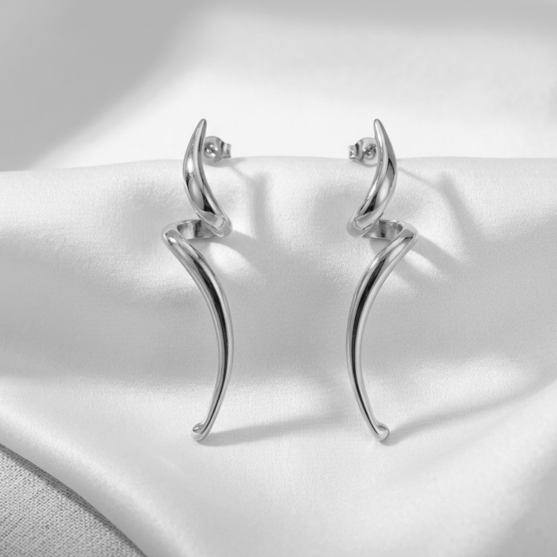 Boucles rigides petites spirales - acier inox