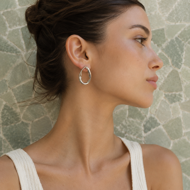Boucles rigide cercles ouvert - acier inox