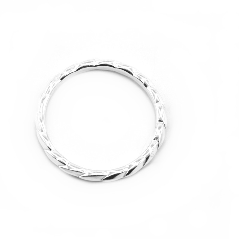 Bague argent épis